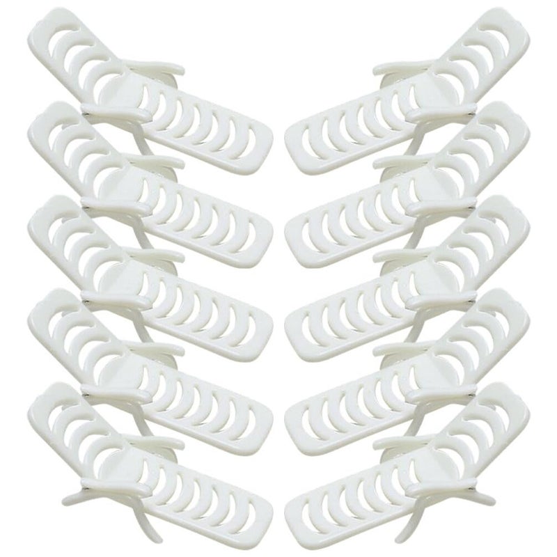 NUOBESTY Miniature Beach Chair 1:12 Foldable Mini Deck Chair Cake Toppers Longue Chairs Mini Furniture Accessories for Indoor Outdoor 10Pcs - Image 1